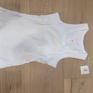 White Tank Top with bra